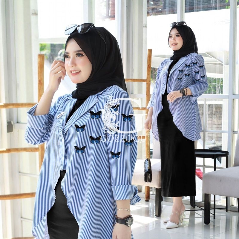 Hanna OneSet By Gozzo/Oneset Rok Wanita/Setelan Wanita