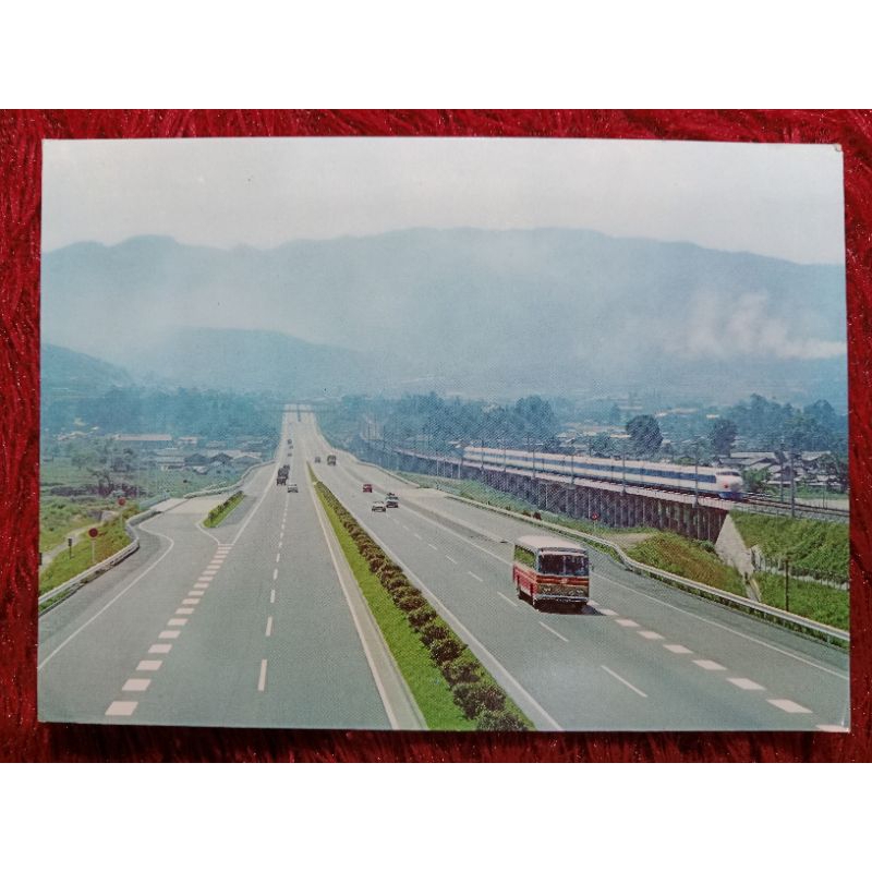

Post Card Jepang Meishin Superhighway UN USED