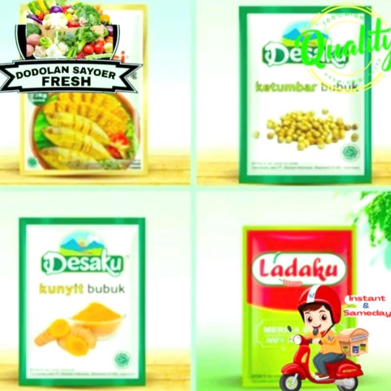 

Desaku bumbu bubuk kemasan berbagai varian