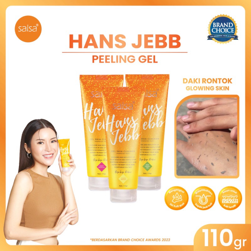 (VIRAL) SALSA Hansjeb Peeling Gel - perontok daki - perontok ketiak - eksfoliasi wajah - eksfoliasi 