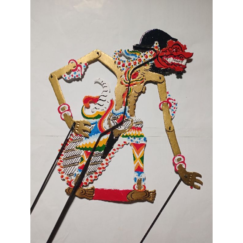 Wayang Kertas Wayang Mainan Buto Cakil Tinggi -+55Cm