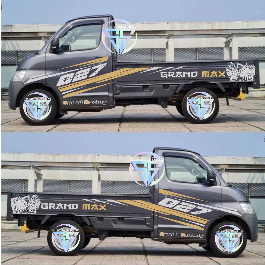 NEW Stiker Mobil Pick Up Granmax Cutting Sticker Mobil Daihatsu Pick Up Grandmax