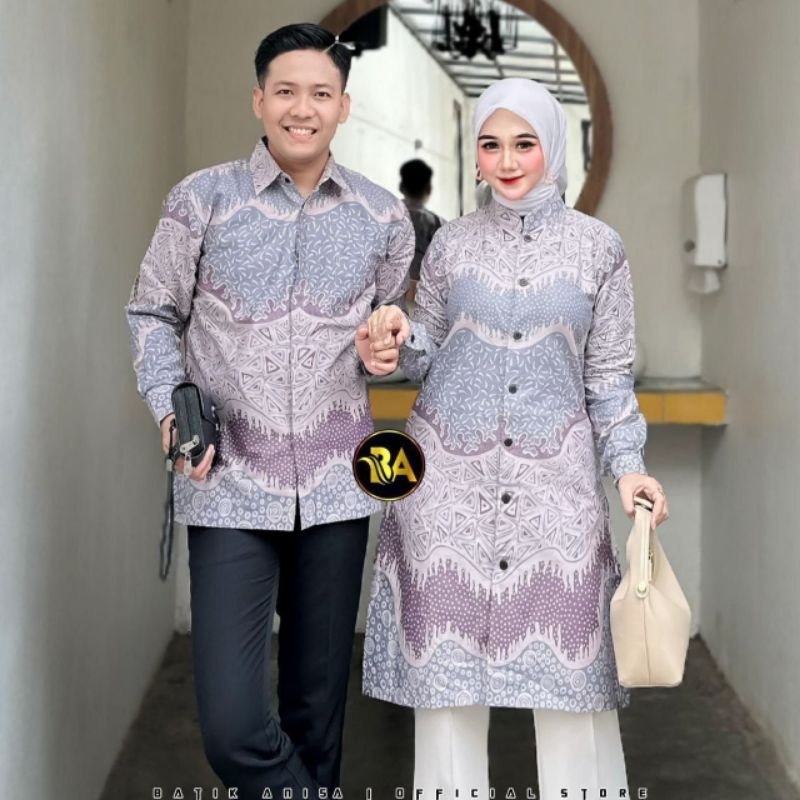 Tunik Batik couple Anisa Elegan Terbaru