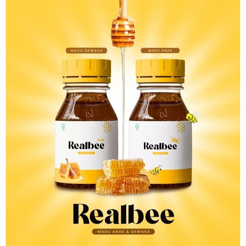 

Madu Realbee Dewasa & Anak Original