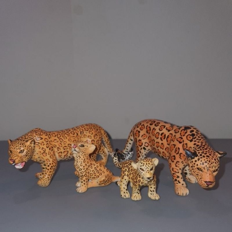 ANIMAL FIGURINE| LEOPARD|MACAN TUTUL/ MAINAN MINIATUR BINATANG MACAN TUTUL [NEW CANNA]