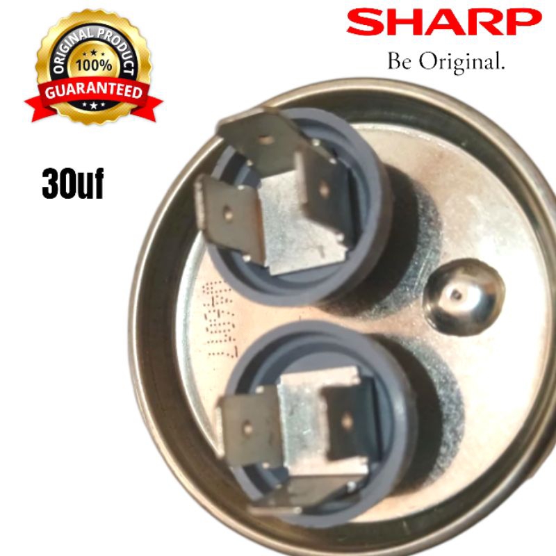 KAPASITOR AC SHARP 1PK ASLI ORGINAL 30UF