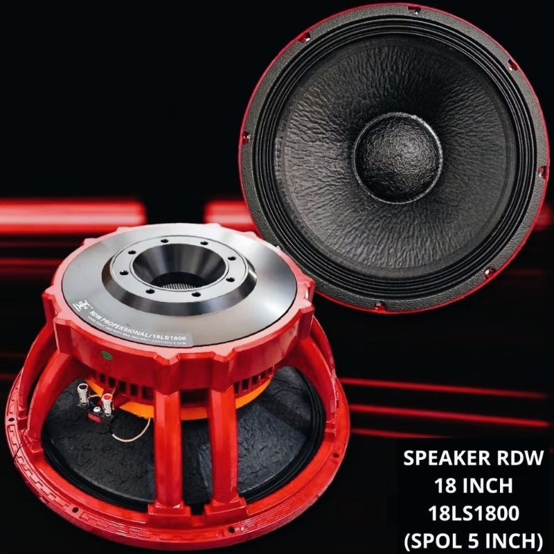 Speaker Komponen RDW 18 LS 1800 / 18LS1800/ LS1800 - 18 inch