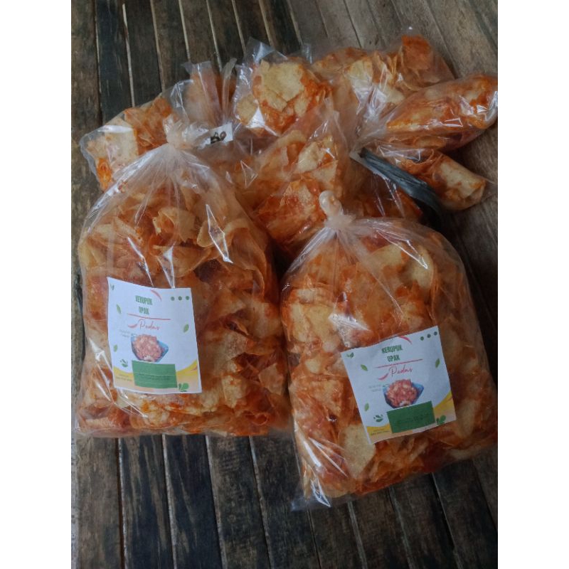 

kerupuk opak pedas