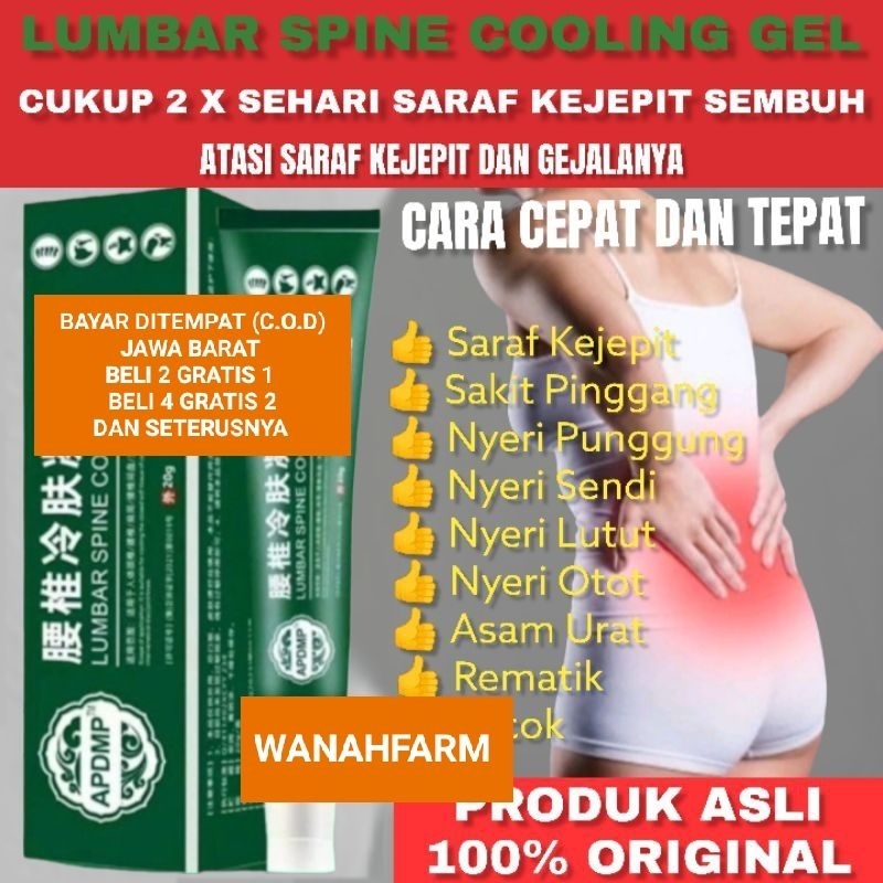 Lumbar Cold Compress Gel Lumbar Spine Cooling Gel APGMA Lumbar Cream Lutut
