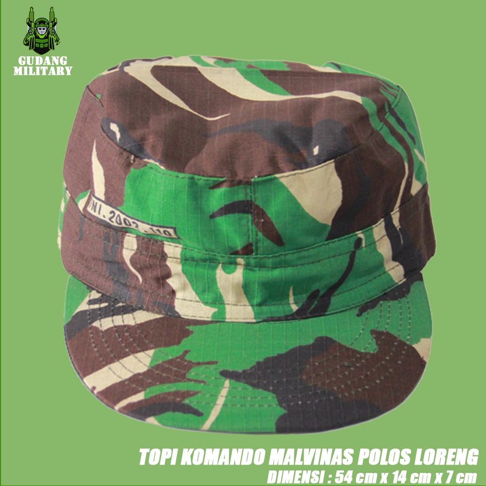 Topi Komando Motif Loreng | Topi Komando Loreng