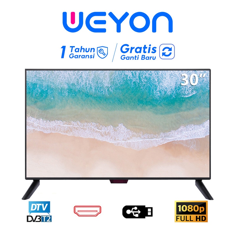 WEYON Digital TV 30 inch / 27 inch TV LED Digital TV FHD Televisi