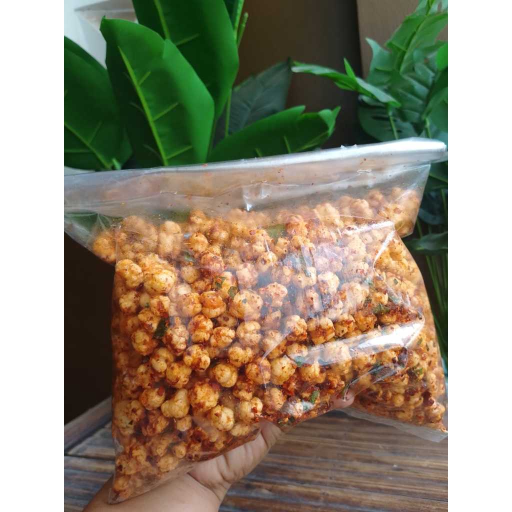 

pilus cikur pedas daun jeruk bumbu melimpah/pilus cikur original daun jeruk kemasan 500gr