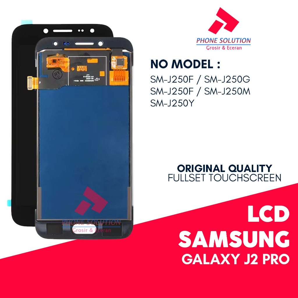 LCD Samsung J2 Pro J250F Fullset Touchscreen Original 100% - Garansi 1 Bulan