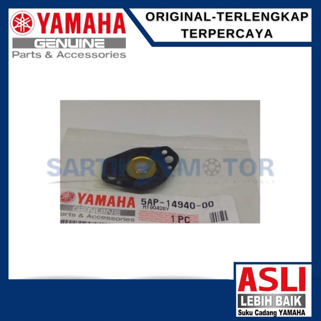 DIAPHRAGM ASSY (SX4) KARET VAKUM MEMBRAN KARBURATOR SAMPING XEON CARBU ORIGINAL YAMAHA (5AP-14940-00