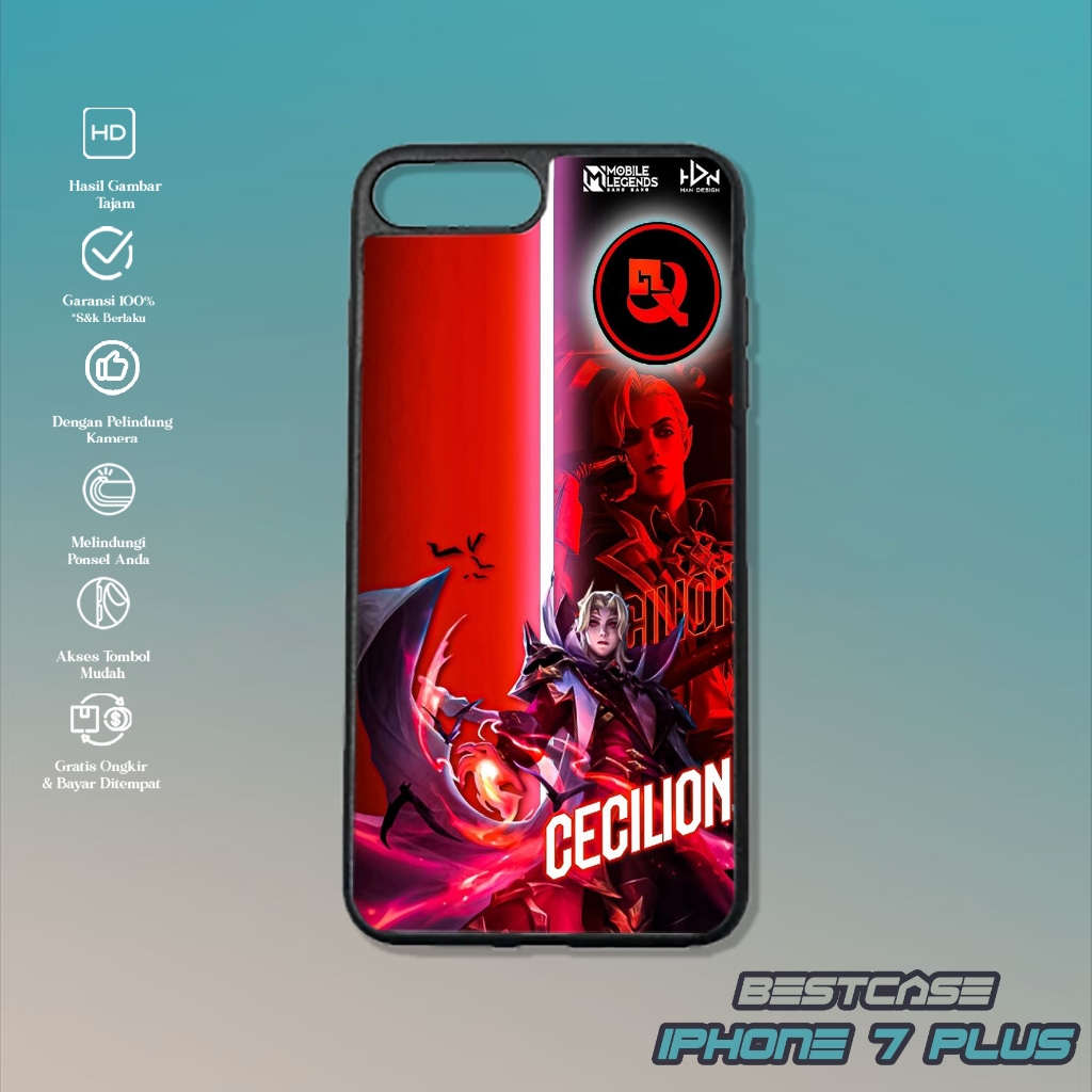 Case Iphone 7 Plus - Casing Hp Iphone 7 Plus - Motif ( ML ) - Silikon Hp Iphone 7 Plus - Softcase Gl