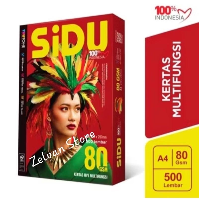 

Kertas HVS Putih A4 80 gram Sinar Dunia