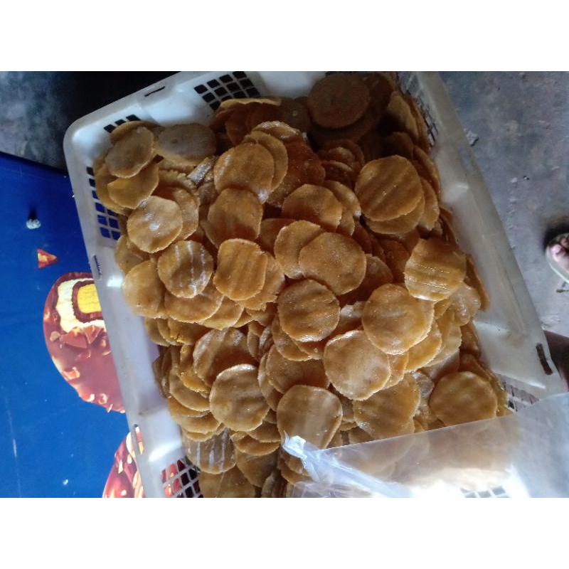 

kelempang mentah khas palembang isi100keping