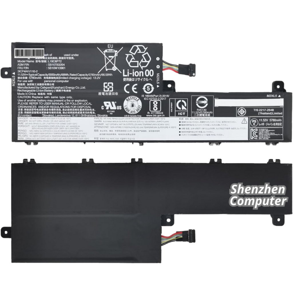 Baterai Lnovo ThinkPad T15P P15V Gen 1 2 3 L19C6P72 battery