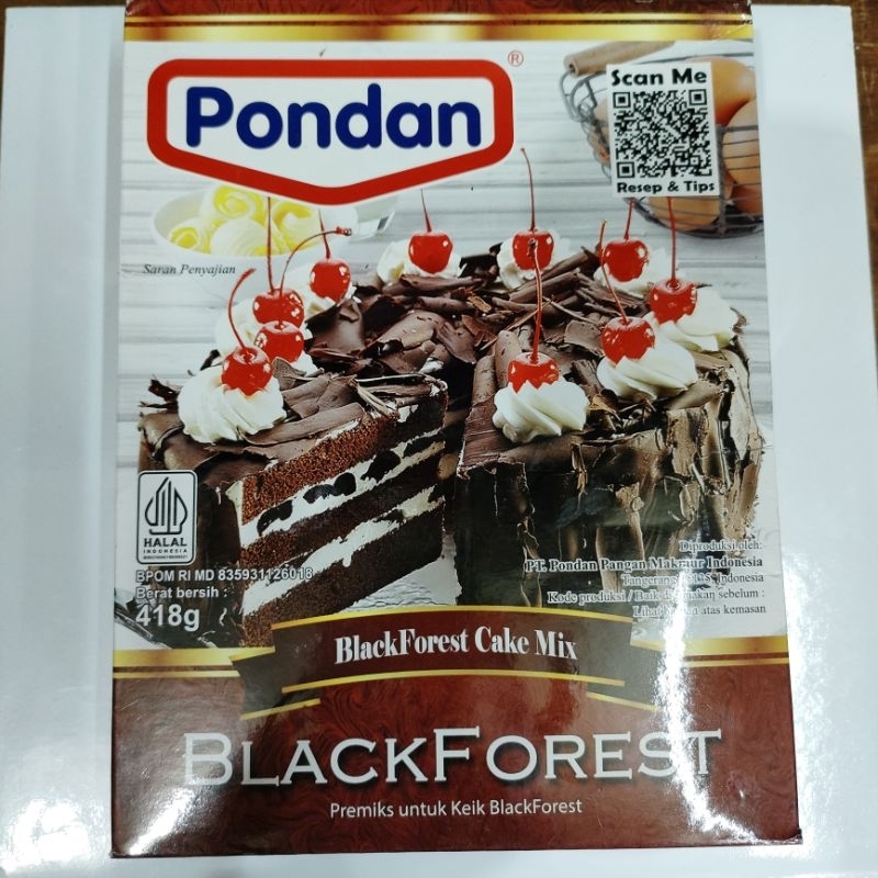 

PONDAN BLACKFOREST CAKE MIX 418g