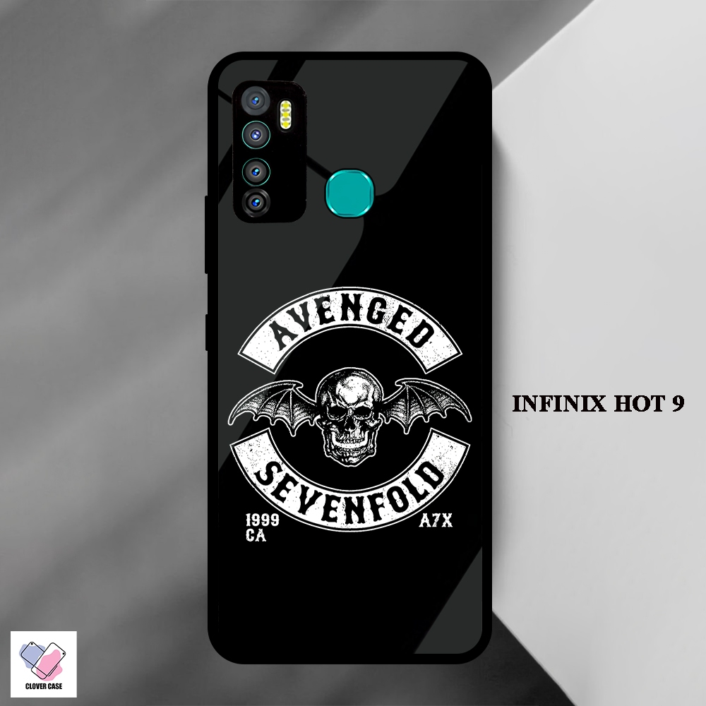 [TH11]  Case Glossy Case | INFINIX HOT 9 | CASE KEKINIAN LUCU |  Casing Hp Kilau Motif AVENGED SEVEN