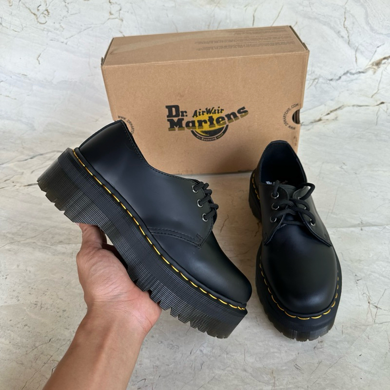 Dr martens 1461 Quad Black smoth