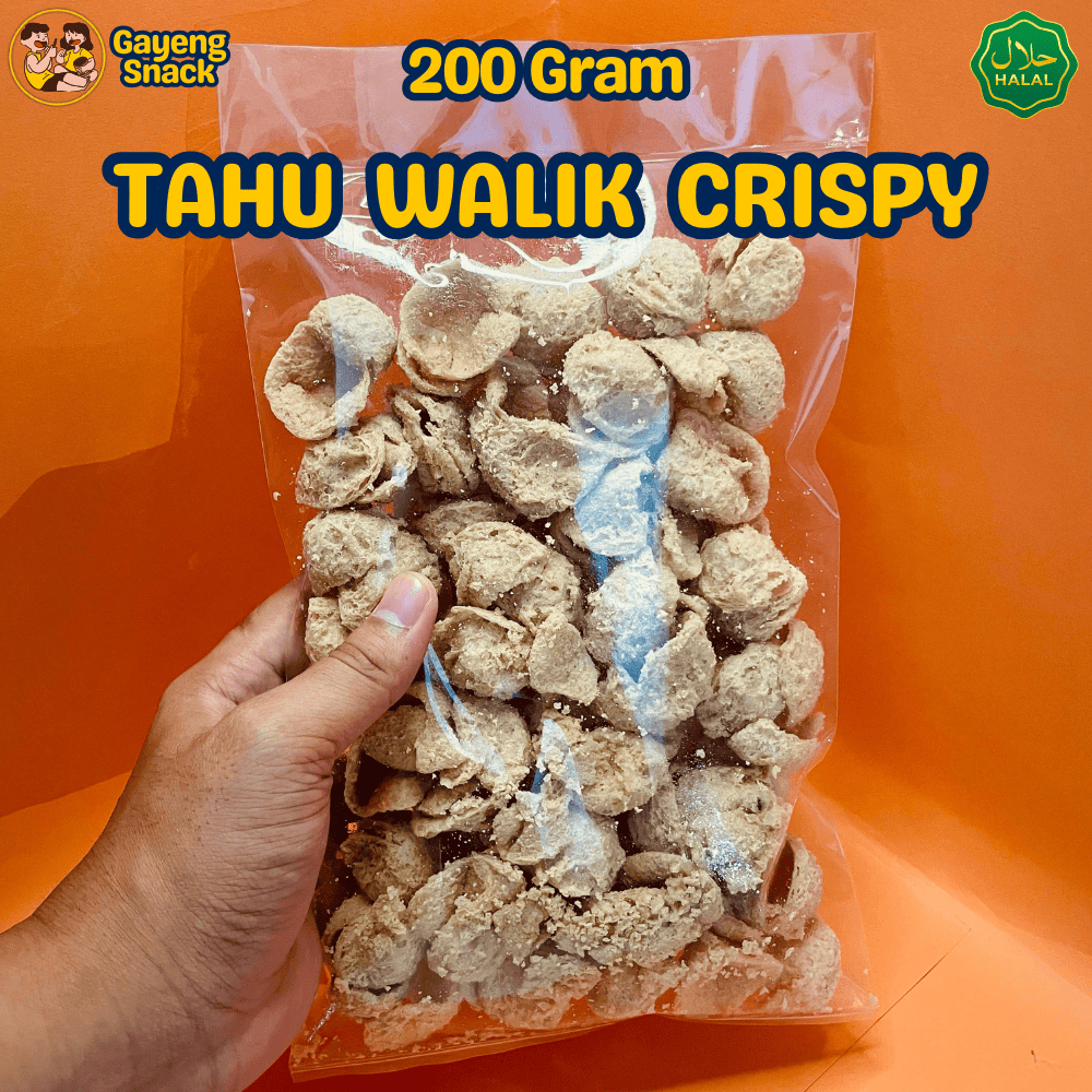 

Keripik Tahu Walik Gurih Asin Kerupuk Tahu Pong Crispy