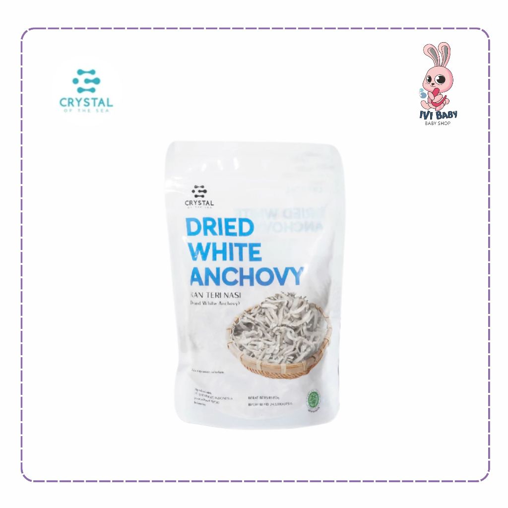 Crystal of the Sea Dried White Anchovy / Ikan Teri Nasi Kering MPASI Crystal of the Sea