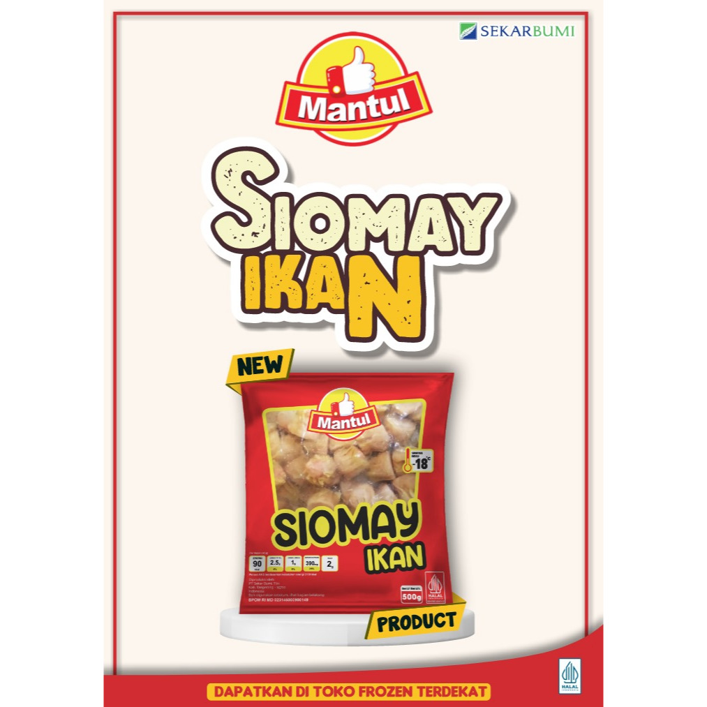 

MANTUL SIOMAY IKAN 500GR