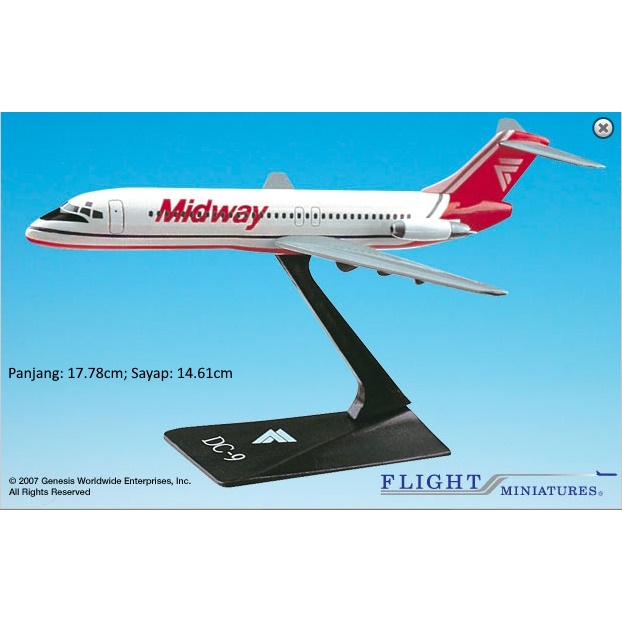 Flight Miniatures 1/200 Midway (84-93) DC-9