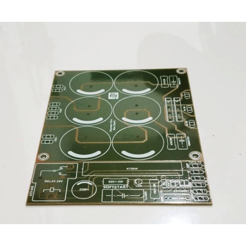 PCB New PSU 6 Elco Softstart Pertinak