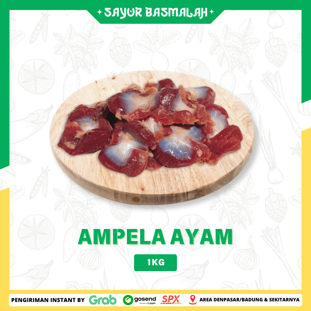 

Ampela Ayam 1kg - Sayur Basmalah