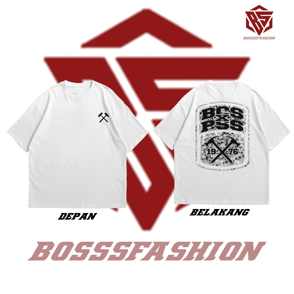T-Shirt BCSxPSS cewe cowo COTTON 30S keren murah / Baju Distro / Pakaian pria wanita | kaos kata kat