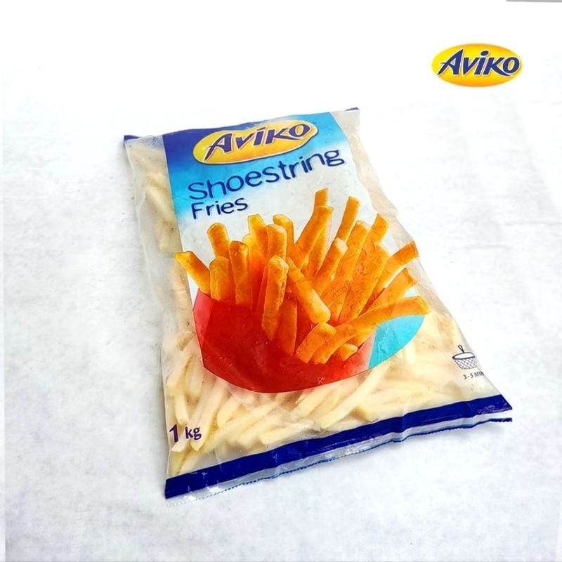 

Aviko Shoestring Frites Fries Straight Cut, Kentang Goreng Straight Cut 1Kg