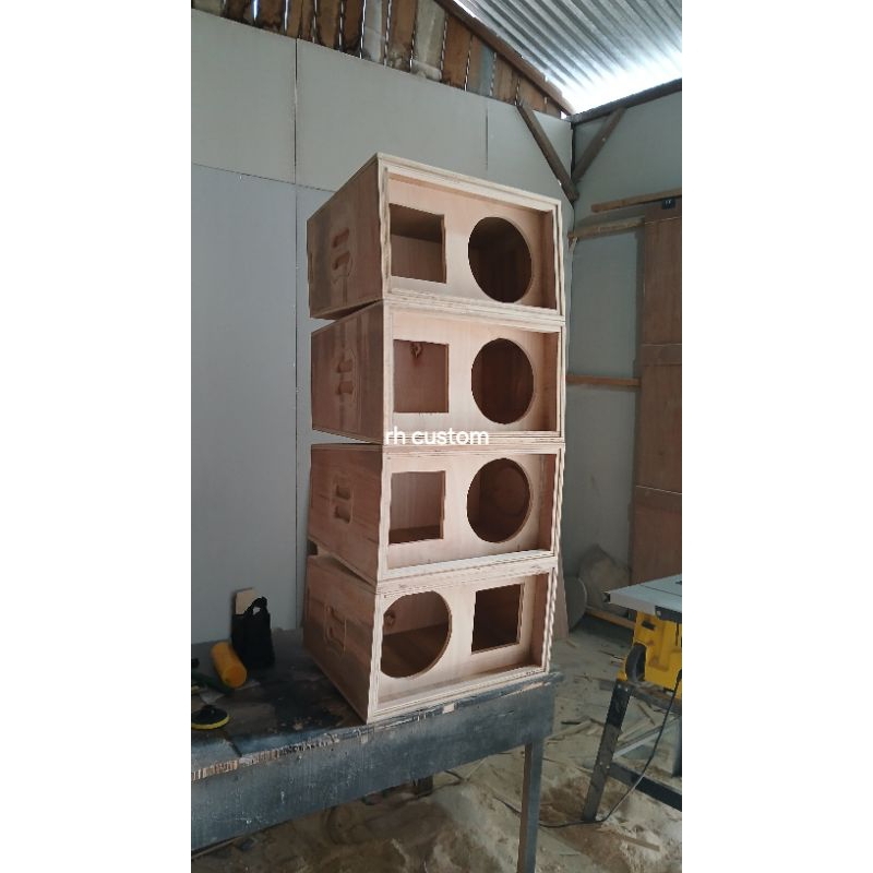 Potongan Box Speaker Line Array Standar 6 - 10 Inch + Twiter