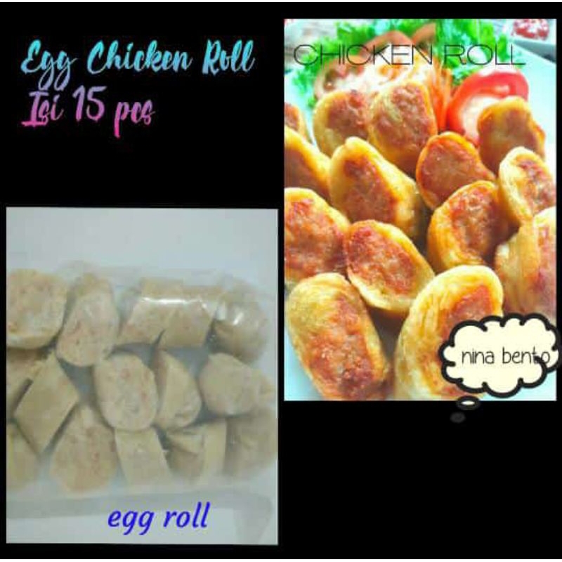 

Harga spesial Egg chicken roll premium isi 15pcs/ pack ( halal , Aman tanpa bahan pengawet)