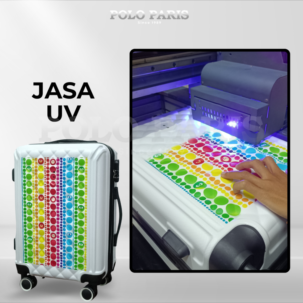 POLOPARIS - Jasa Custom Cetak UV Printing Gambar Bebas 16/18/20/22/24/28 Gambar Tidak Mudah Hilang D