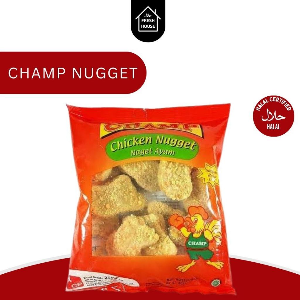 NUGGET AYAM / CHAMP NUGGET AYAM 500G/ CHAMP NUGGET AYAM 1 KG