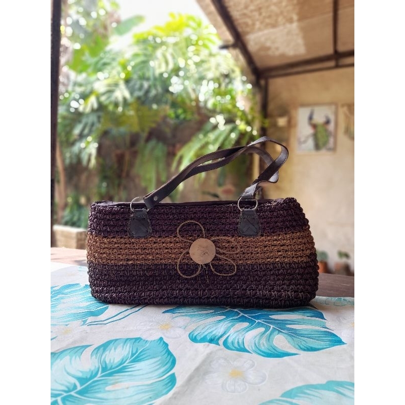 Tas Jinjing Wanita Rotan Preloved MURAH MERIAH