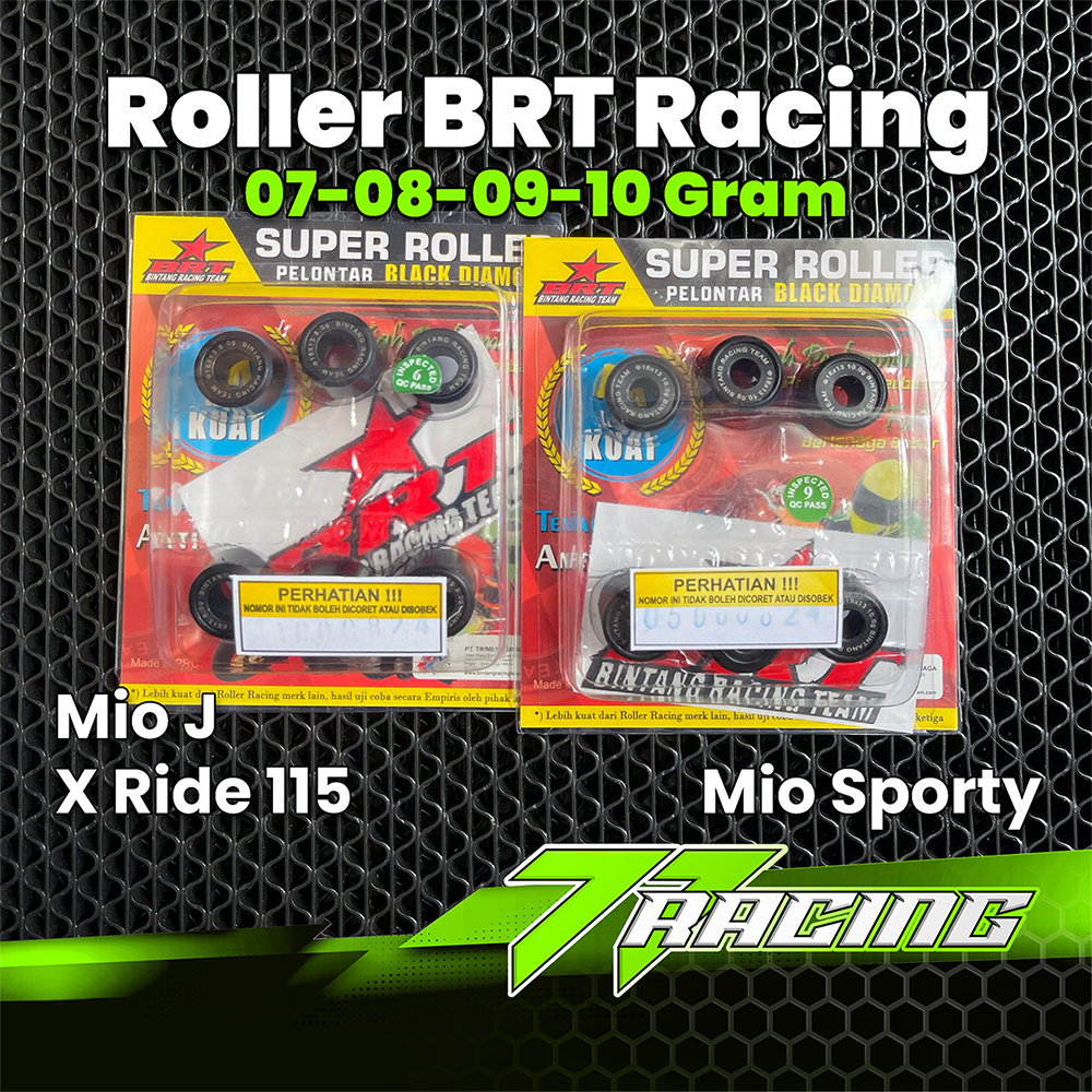 ROLLER RACING BRT MIO SPORTY-FINO KARBU-NOUVO MIO J-FINO 115-SOUL GT 115 ROLLER BLACK DIAMOND BRT