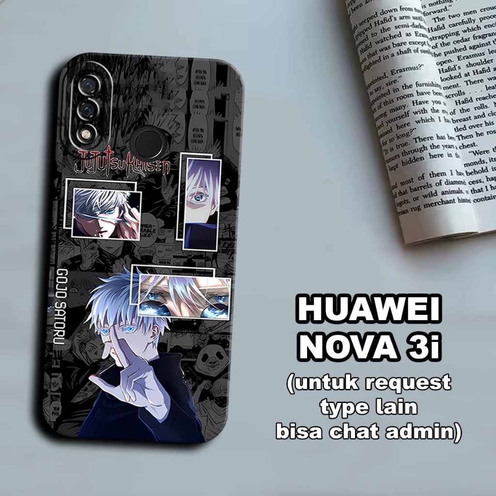 CC7/ Softcase karet lentur untuk huawei nova 3i/Motif karakter animejujutsu kaisen/case huawei nova 