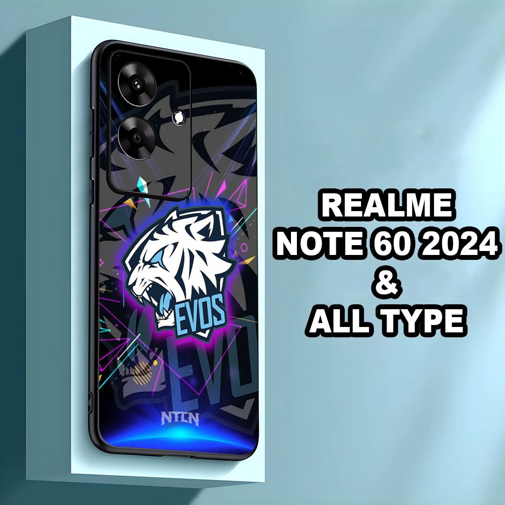 Softcase karet Hp REALME NOTE 60 | Case Motif EVOS  | Case Realme Note 60 Silikon Tpu Pro Camera | K