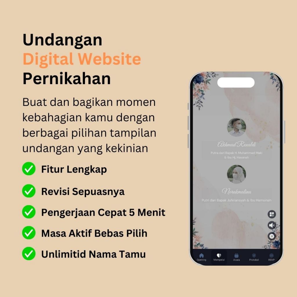 Undangan Digital Website Pernikahan Termurah Se-jagat Raya