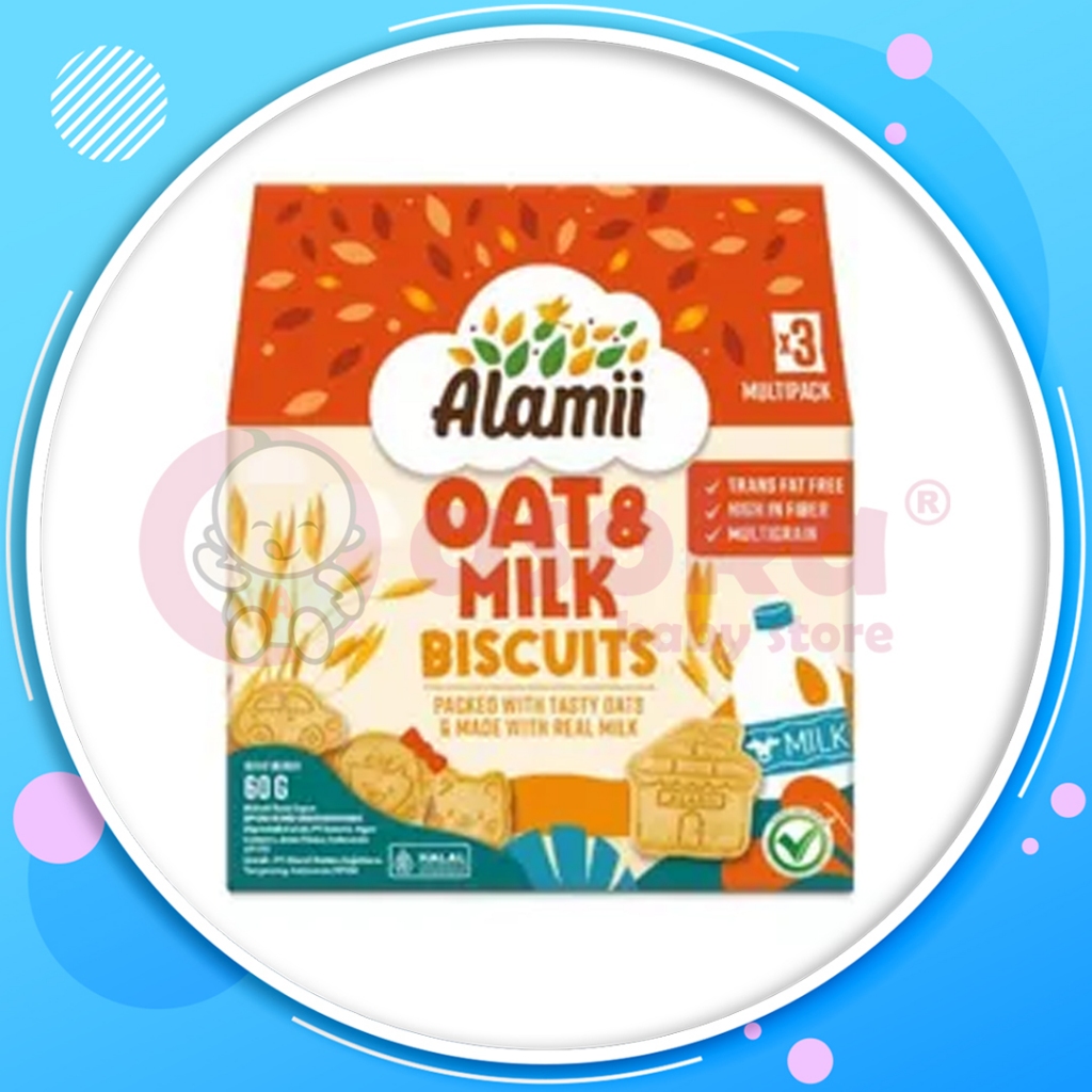 

Alamii Multigrain Biscuits Oat & Milk 60g ASOKA