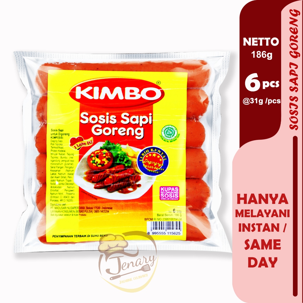 

kIMBO Sosis Sapi Goreng Original isi 6