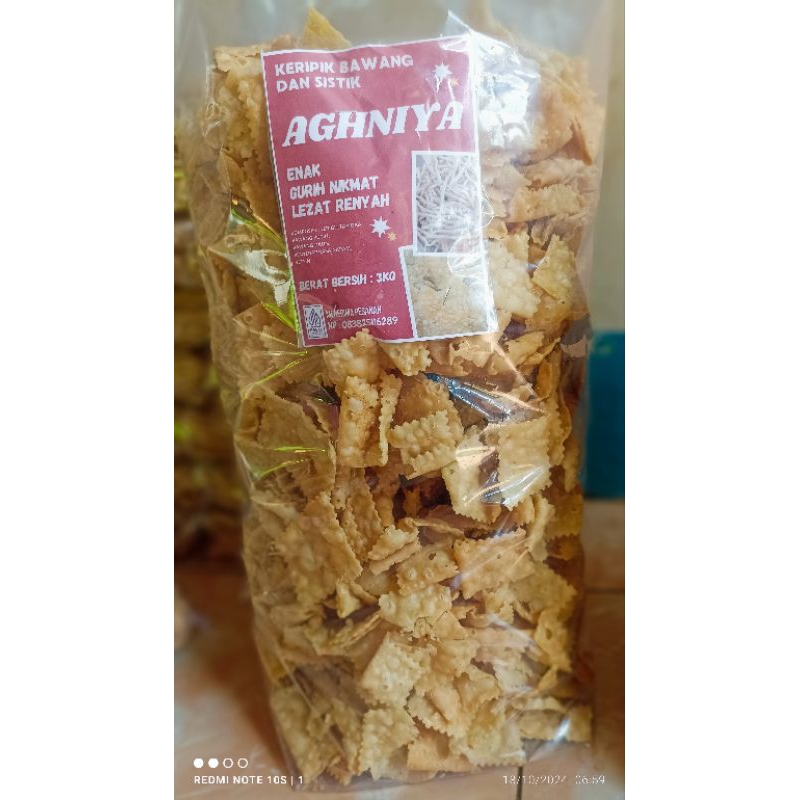 

keripik bawang kemasan 1 kg