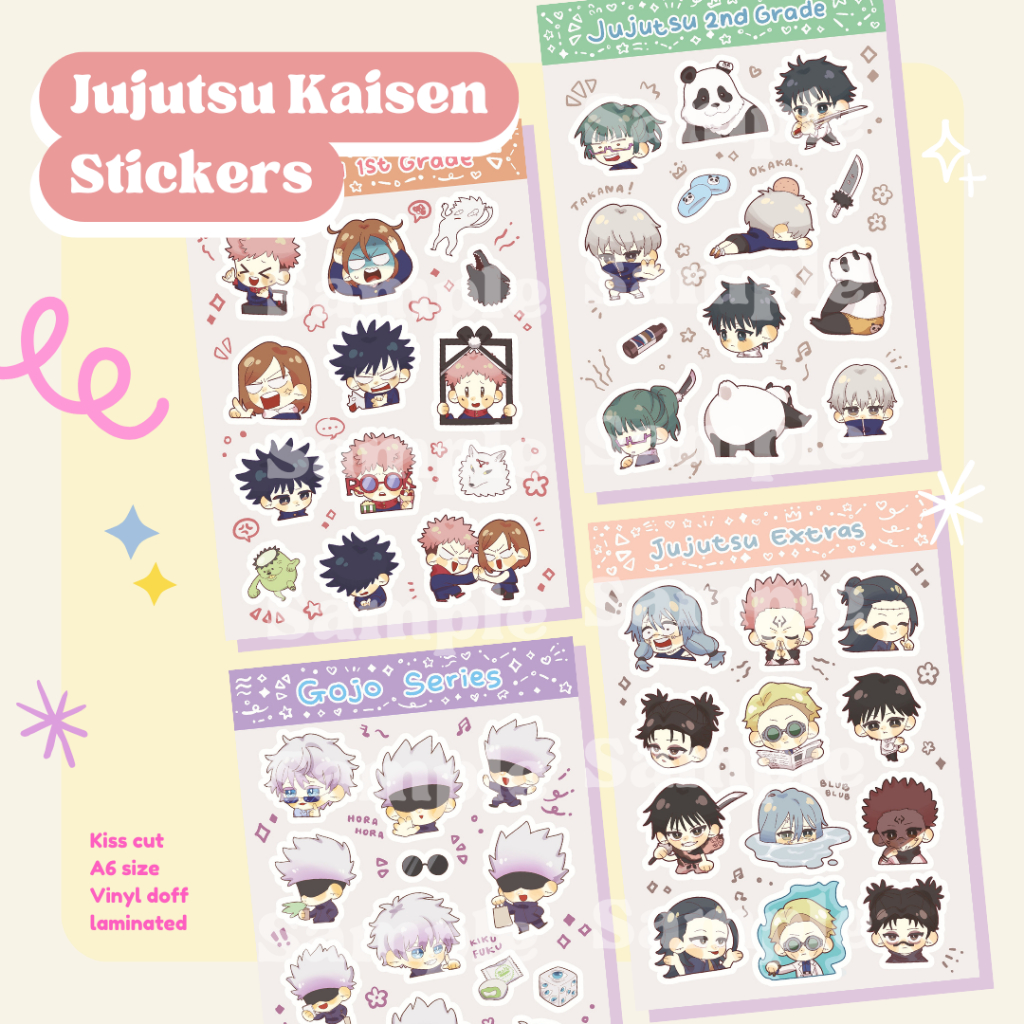 

Jujutsu Kaisen Sticker | Sticker Anime Aesthetic