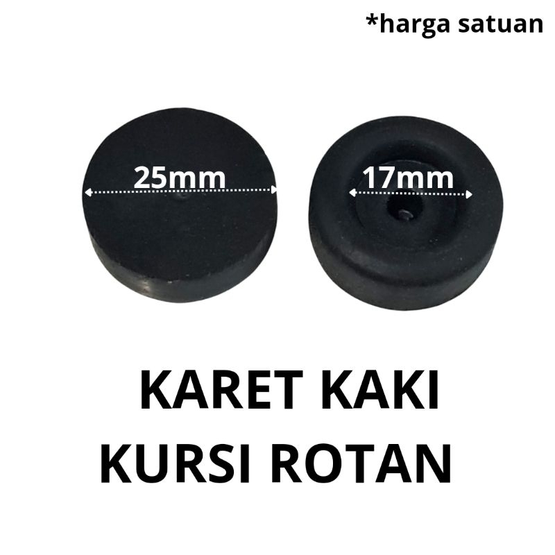 karet kaki kursi-karet kaki meja-karet kursi rotan