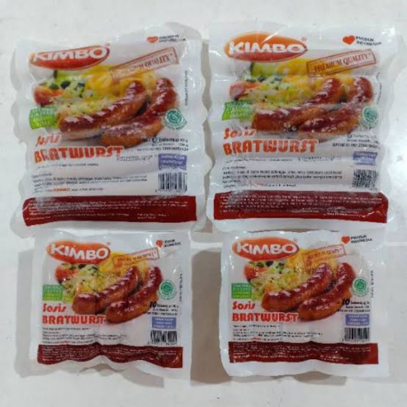 

Kimbo Sosis Sapi Bratwurst Original Mini / Jumbo 500gr