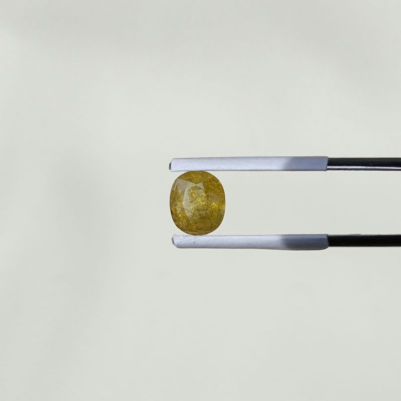 Batu Cincin Permata Natural YELLOW SAPPHIRE / SAFIR KUNING Alami 2.28 Ct.
