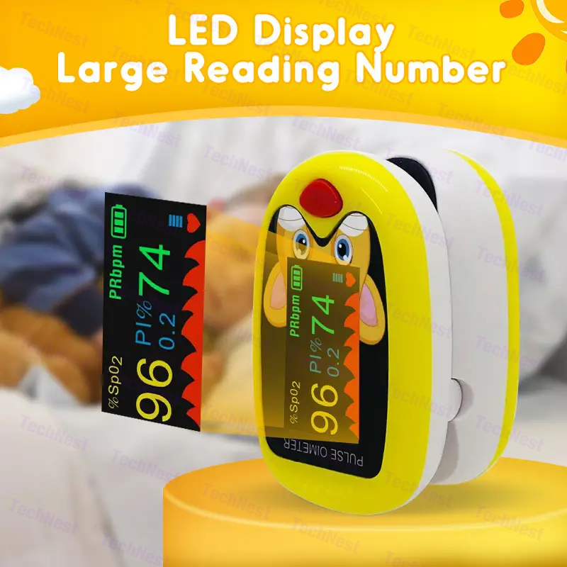 Oximeter Anak Oximeter Bayi Pulse Fingertip Oximeter Bayi Dan Anak SpO2 Kadar Darah Oksigen